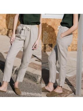 Not Perfect Linen Athens Pant Size XS